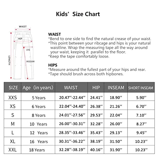Kids Convertible Hiking Pants: Lightweight Quick Dry Cargo