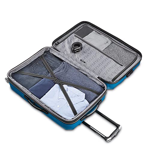 Blue Samsonite Spinner Luggage, 28-inch Checked