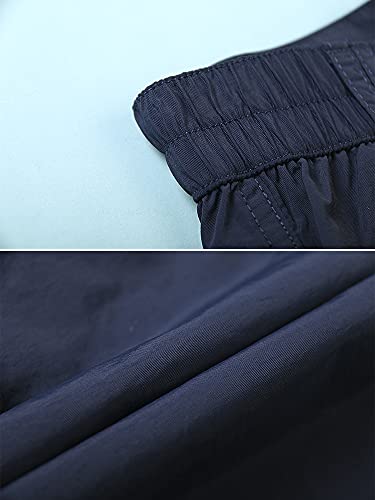 Blue Hiking Pants for Boys, Quick Dry, Lightweight