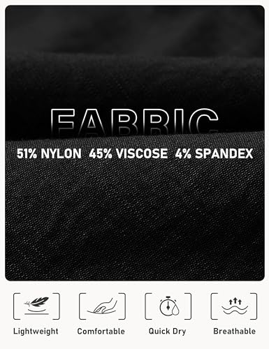 MoFiz Girls Cargo Capris Hiking Pants in Black