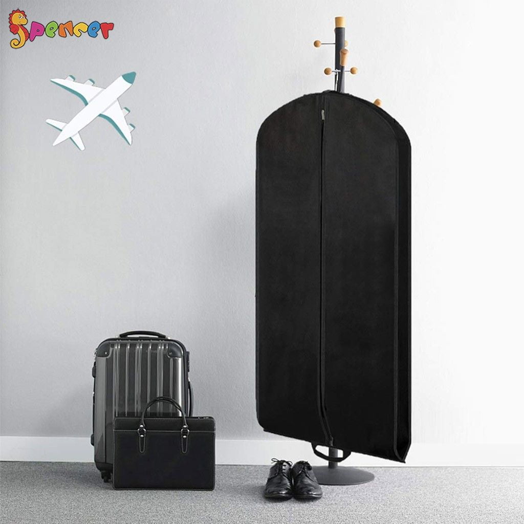2 Pack Spencer Black Garment Bags