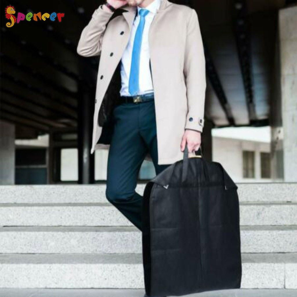 2 Pack Spencer Black Garment Bags