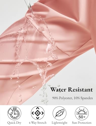 Dusty Pink High Waisted Girls Hiking Pants