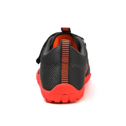 KUBUA Kids Barefoot Shoes for Indoor/Outdoor Sports - Orange