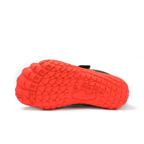 KUBUA Kids Barefoot Shoes for Indoor/Outdoor Sports - Orange