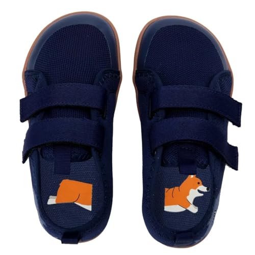 WateLves Kid Wide Barefoot First Walking Sneakers Blue