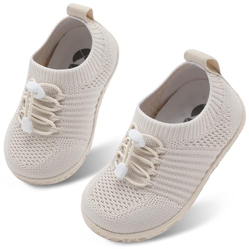 Centipede Demon Kids Slip-On Fashion Sneakers in Beige