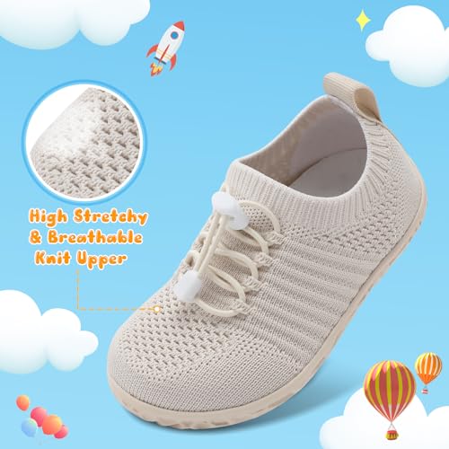 Centipede Demon Kids Slip-On Fashion Sneakers in Beige
