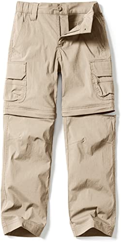 Kids Hiking Cargo Pants with UPF 50+ Protection