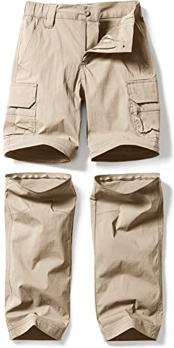 Kids Hiking Cargo Pants with UPF 50+ Protection