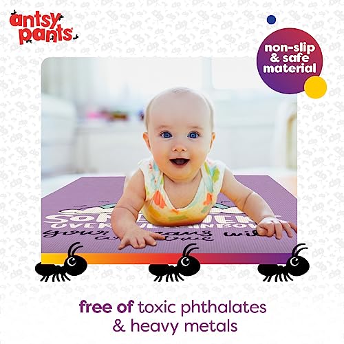 Antsy Pants Kids Yoga Mat - Non-Slip, 3mm Thick
