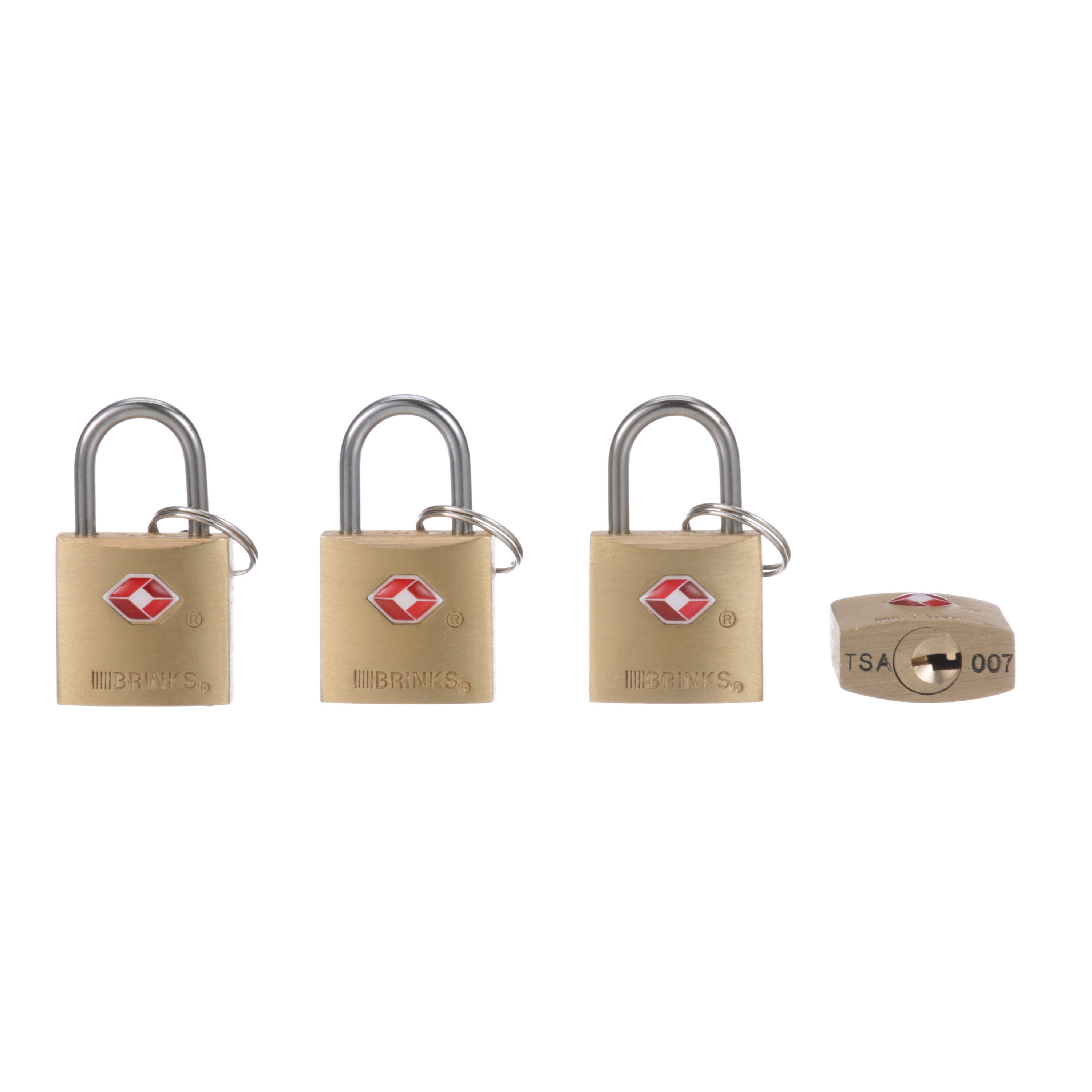 Pack of 4 TSA-Approved Luggage Padlocks