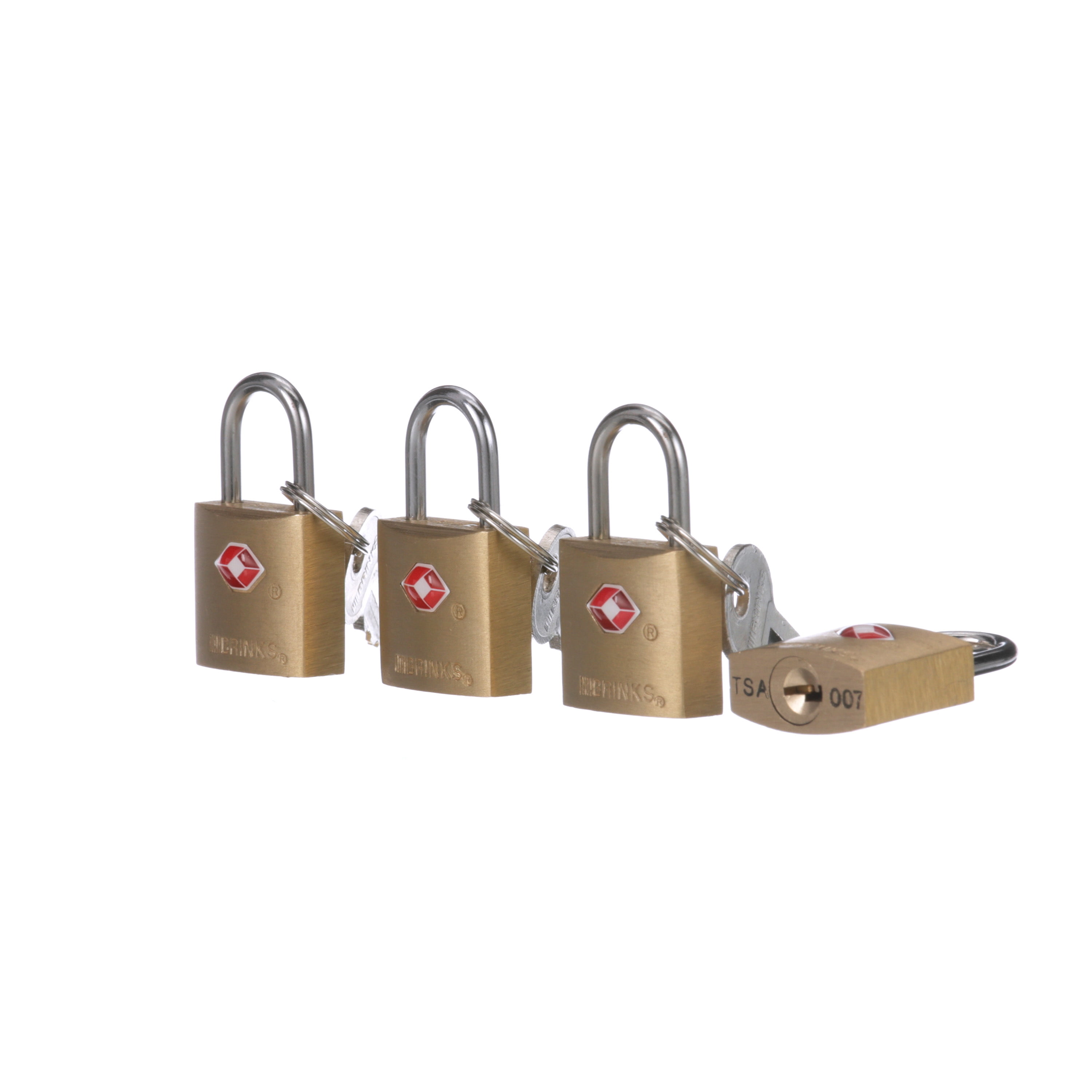 Pack of 4 TSA-Approved Luggage Padlocks