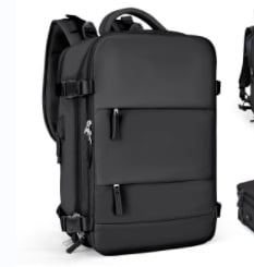 Waterproof Women's Hiking Backpack - Black