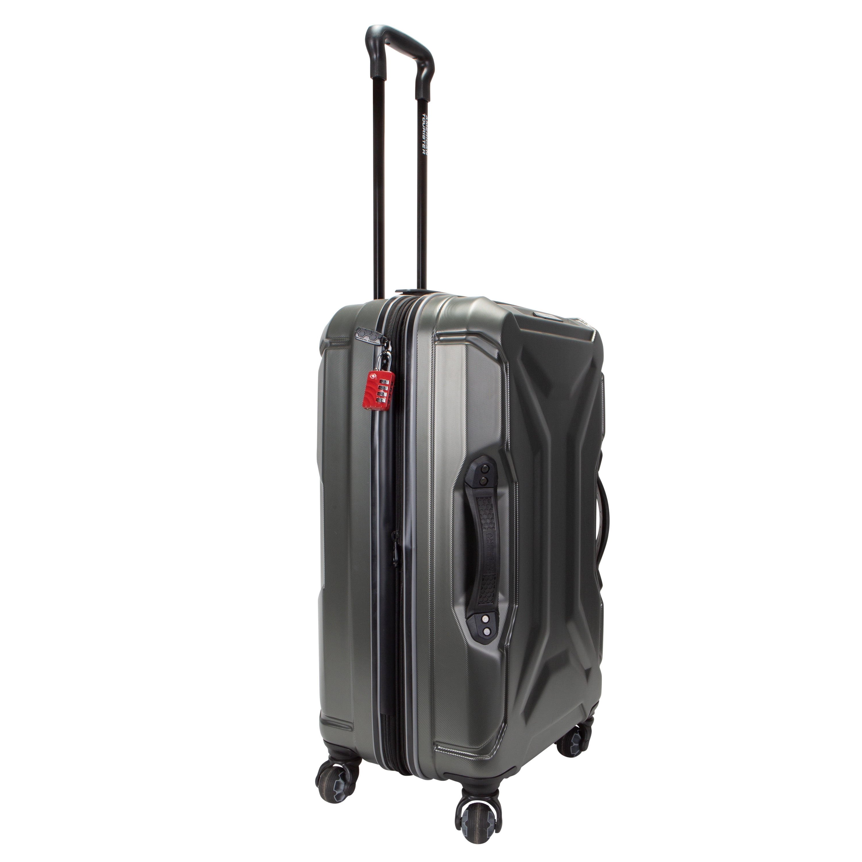 Red TSA-approved Luggage Lock with 4 Dials
