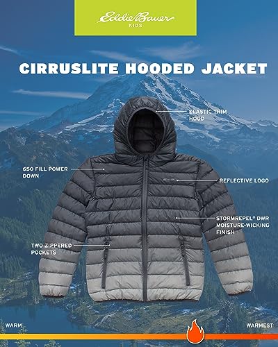 Eddie Bauer Boys' Insulated Quilted Puffer Jacket, Size 14-16