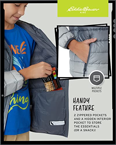 Eddie Bauer Boys' Insulated Quilted Puffer Jacket, Size 14-16