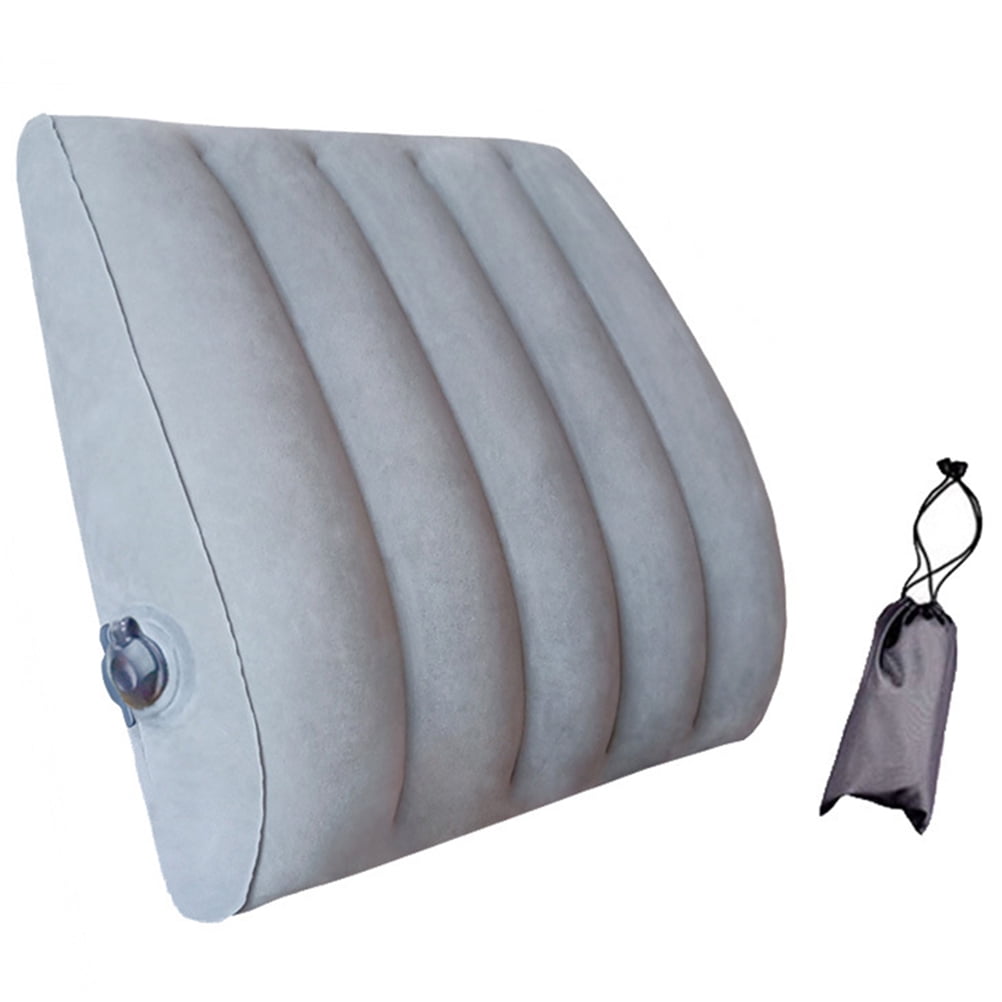 Inflatable Portable Lumbar Pillow for Travel
