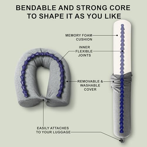 Memory Foam Travel Pillow for Total Comfort