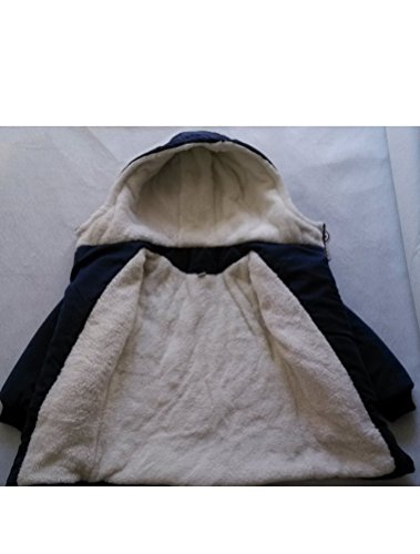 Mallimoda Boys Hooded Parka Jacket Navy 7-8 Years