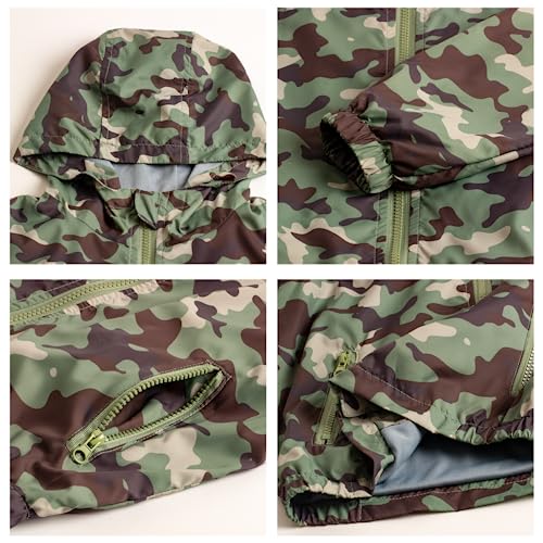 Camouflage Water-Resistant Jacket for Boys & Toddlers