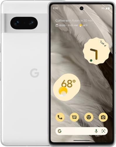 Google Pixel 7 5G Unlocked Smartphone, 128GB Snow