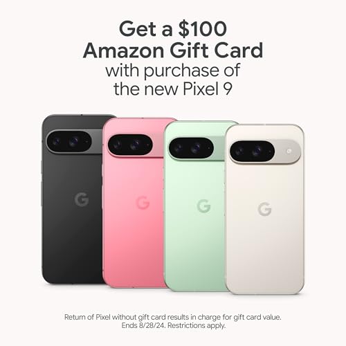 Google Pixel 9 128GB with $100 Gift Card