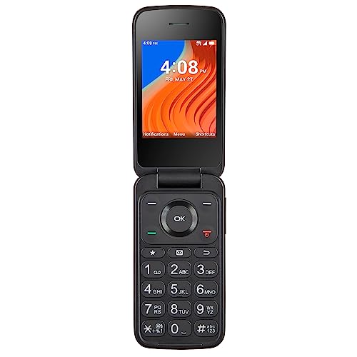 Verizon TCL Flip 2 Prepaid Smartphone, 16GB, Black