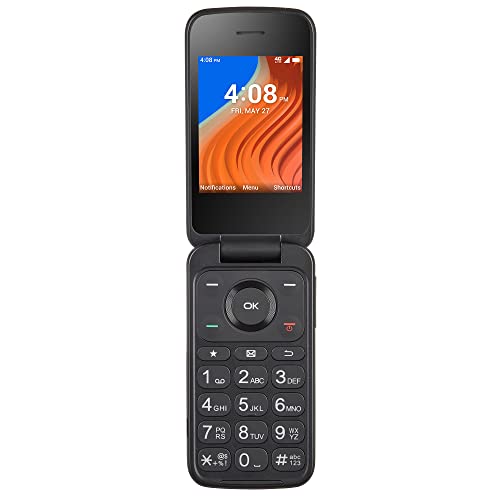 TCL Flip 2 Prepaid Mobile Phone - 16GB, Black