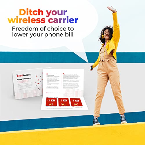 RedPocket $40 Unlimited Data Phone Plan with SIM