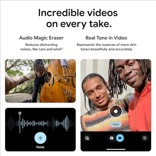 Google Pixel 8a - AI-Powered Smartphone, 256GB Obsidian