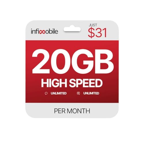 Infimobile 6-Month Prepaid Unlimited Plan - $18.6/Month