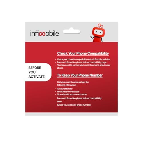 Infimobile 6-Month Prepaid Unlimited Plan - $18.6/Month