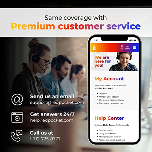RedPocket $40 Unlimited Data Phone Plan with SIM