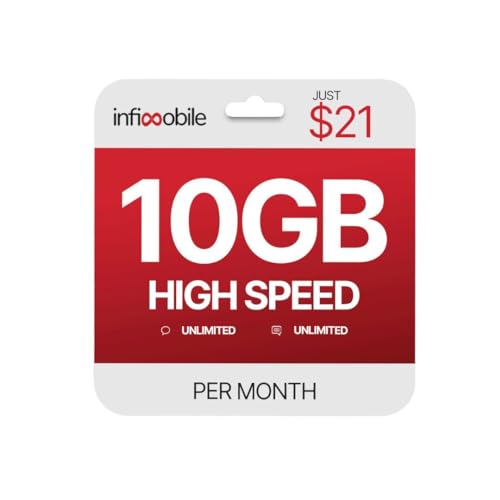 Infimobile Prepaid Unlimited Plan: 10GB, 3 Months