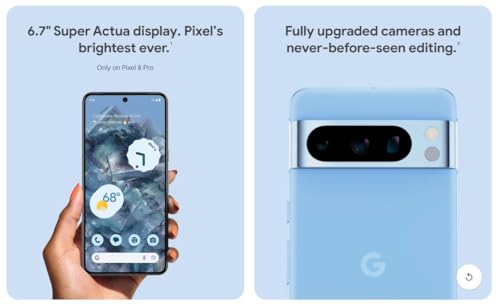 Google Pixel 8 Pro - Unlocked AI Smartphone
