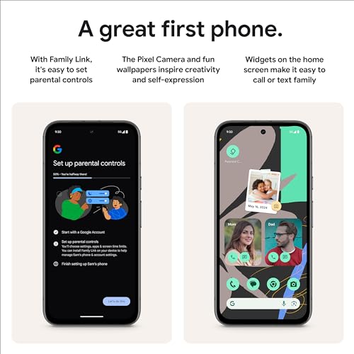 Google Pixel 8a - AI-Powered Smartphone, 256GB Obsidian