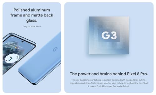 Google Pixel 8 Pro - Unlocked AI Smartphone
