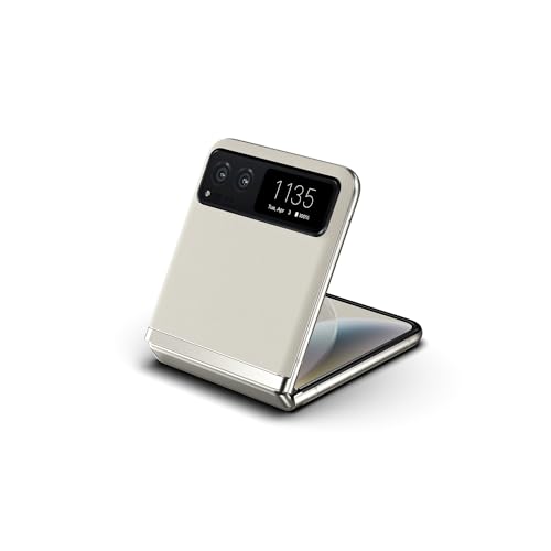 Motorola Razr 2023 Unlocked AI Smartphone - Vanilla Cream