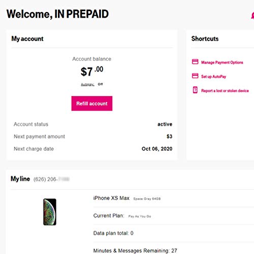 Pay-As-You-Go Plan: $3/Month, T-Mobile Compatible