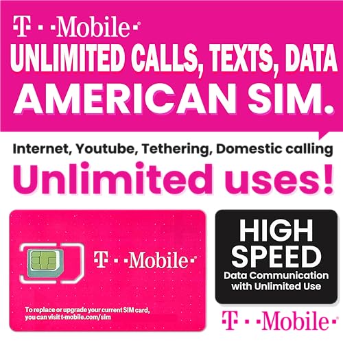 T-Mobile 30-Day Prepaid SIM Card for Smartphones