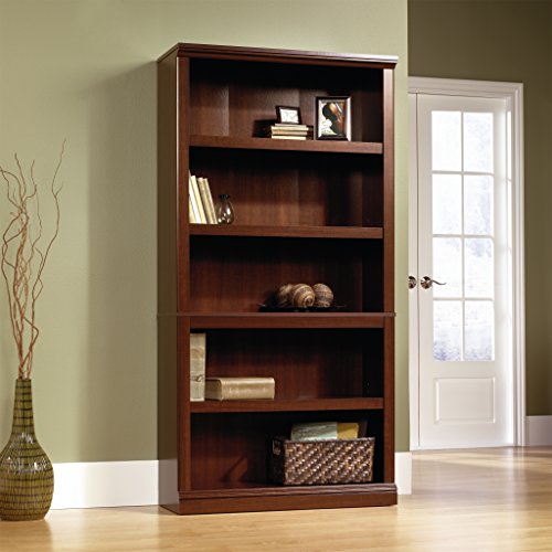 Sauder Select 5-Shelf Bookcase, Abbey Oak Finish