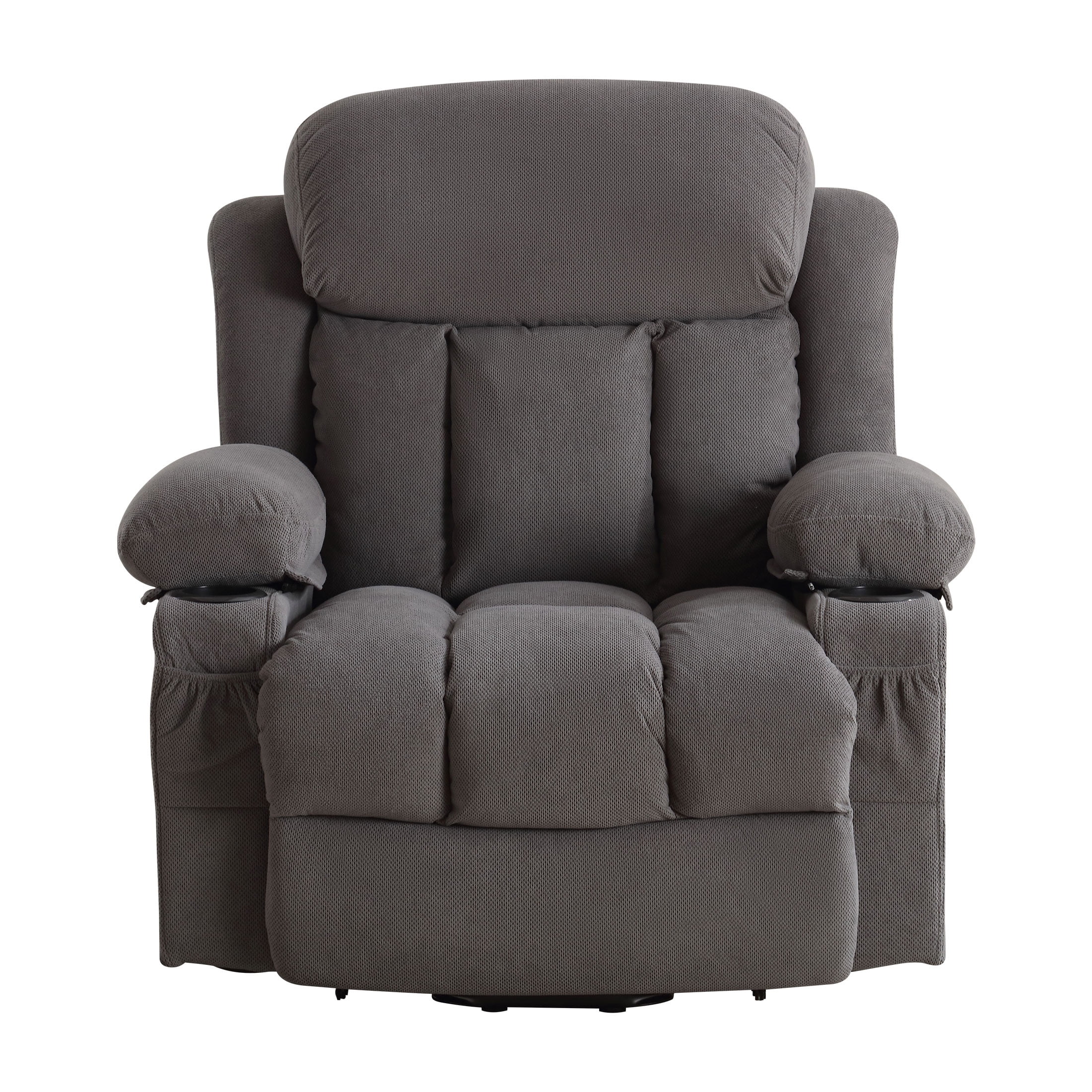 Heavy Duty Manual Recliner Sofa - Beige