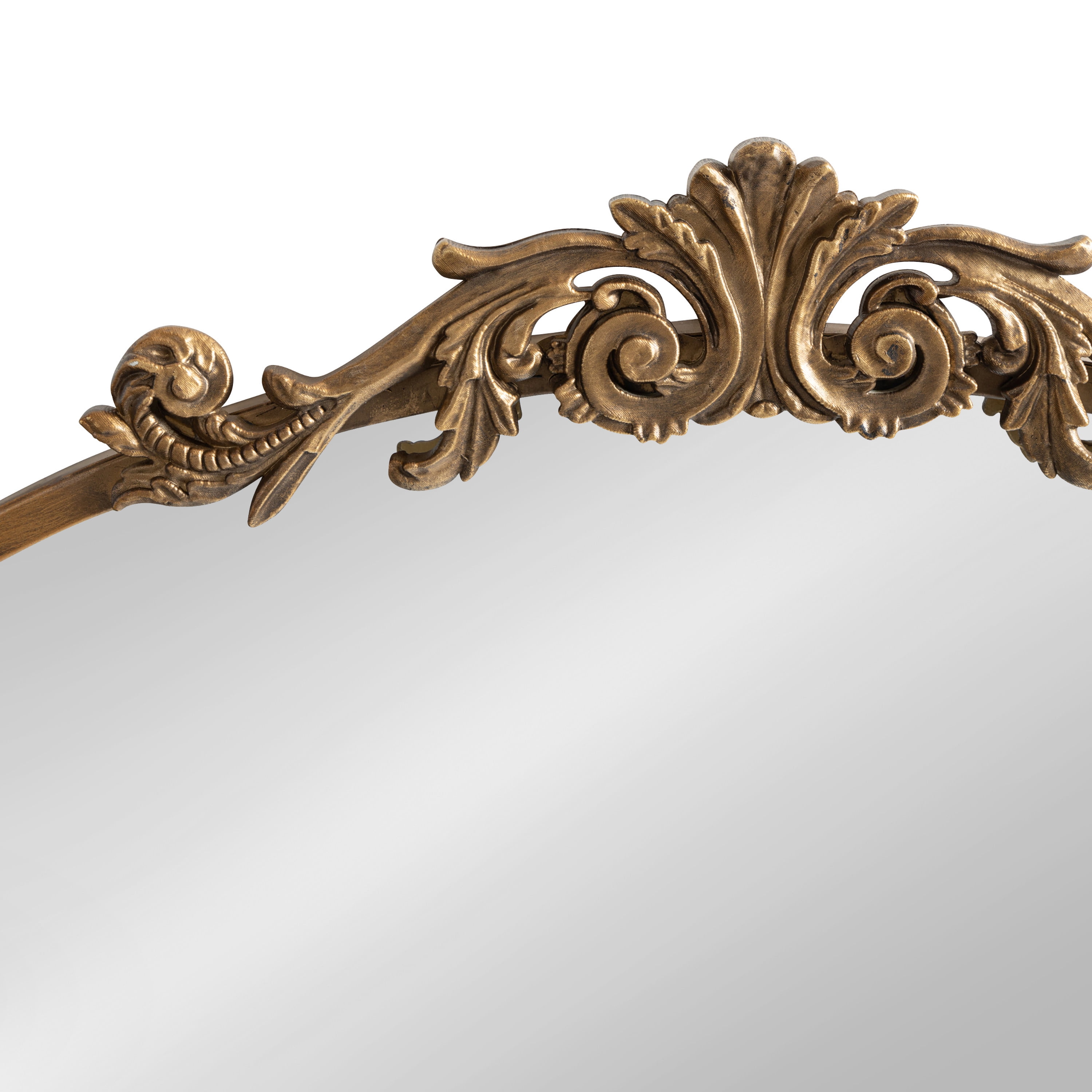 Gold Arch Mirror, Baroque Inspired Wall Decor