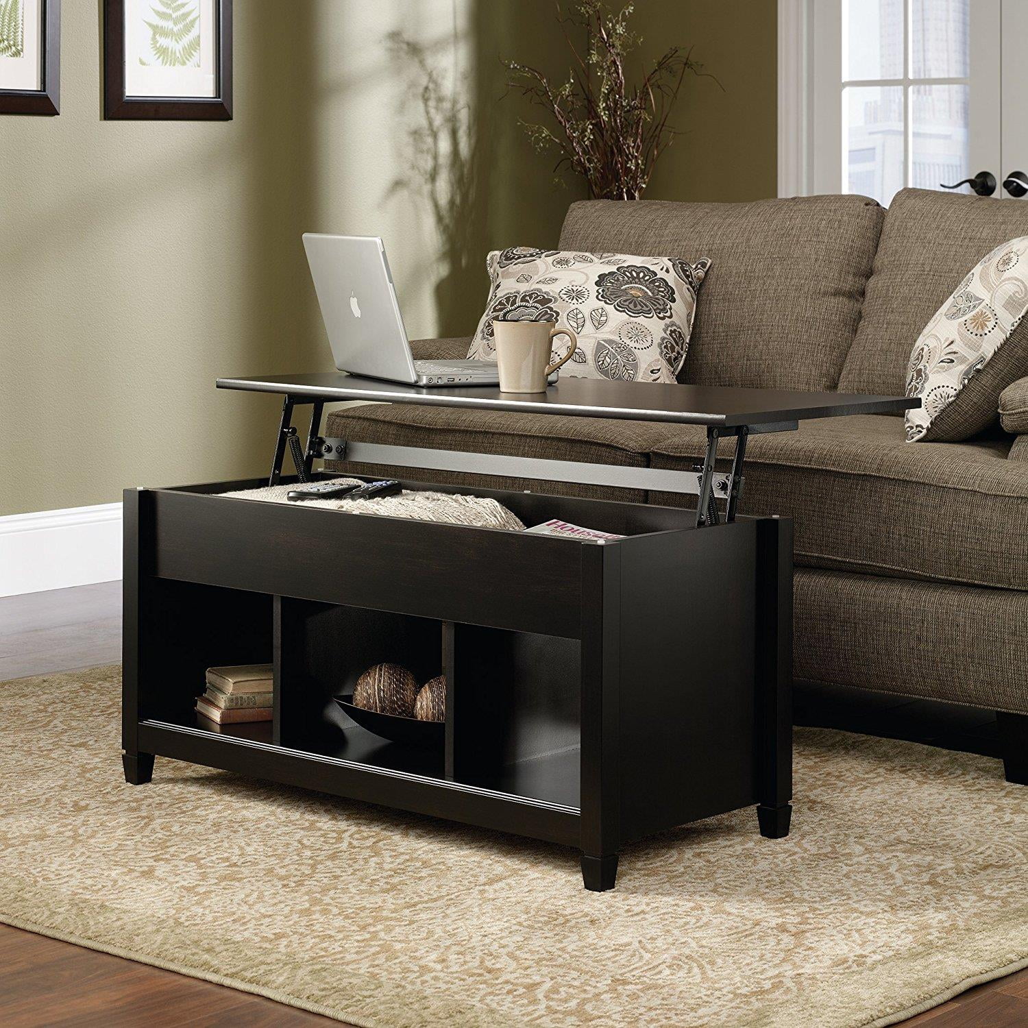 Modern Lift Top Coffee Table with Hidden Compartment