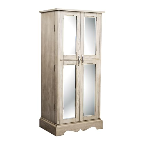 Hives and Honey Chelsea Jewelry Armoire, Taupe Mist