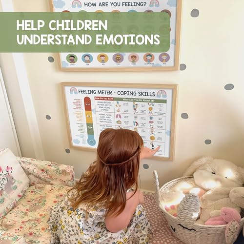 Kids Feelings Chart Poster for Home Education