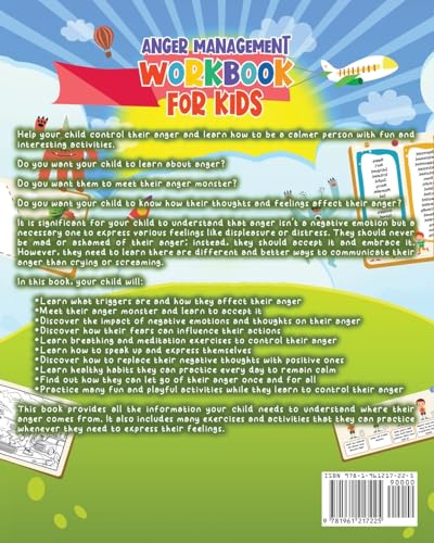 Kids' Anger Management Workbook: 101 Fun Activities