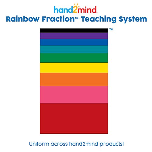 Rainbow Fraction Tower Cubes: Montessori Math Homeschool Set