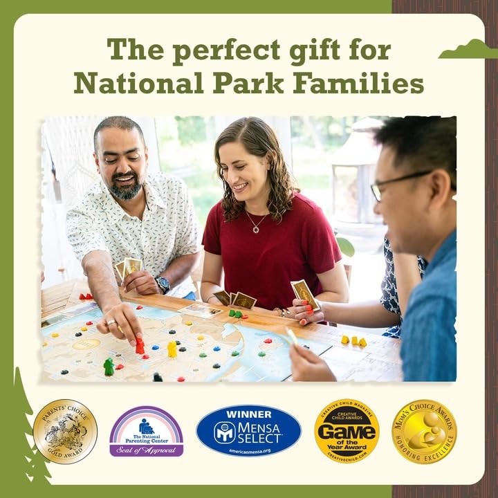 Trekking National Parks Family Board Game for Ages 10+